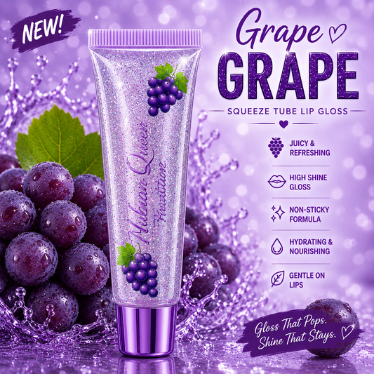 Premium Squeeze Tube Lip Gloss Collection | Moisturizing Shimmer Lip Glosses