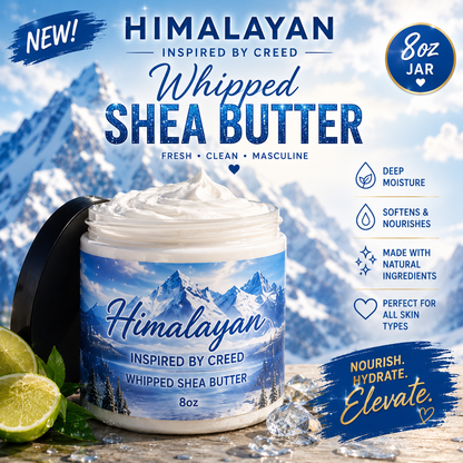 Luxury Whipped Shea Butter (8oz) – Deep Moisture Body Cream | Multiple Signature Scents